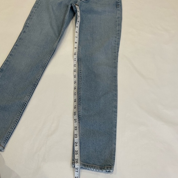 Agolde Nico High Rise Button Fly Slim Fit Jeans Size 23 - Picture 13 of 16